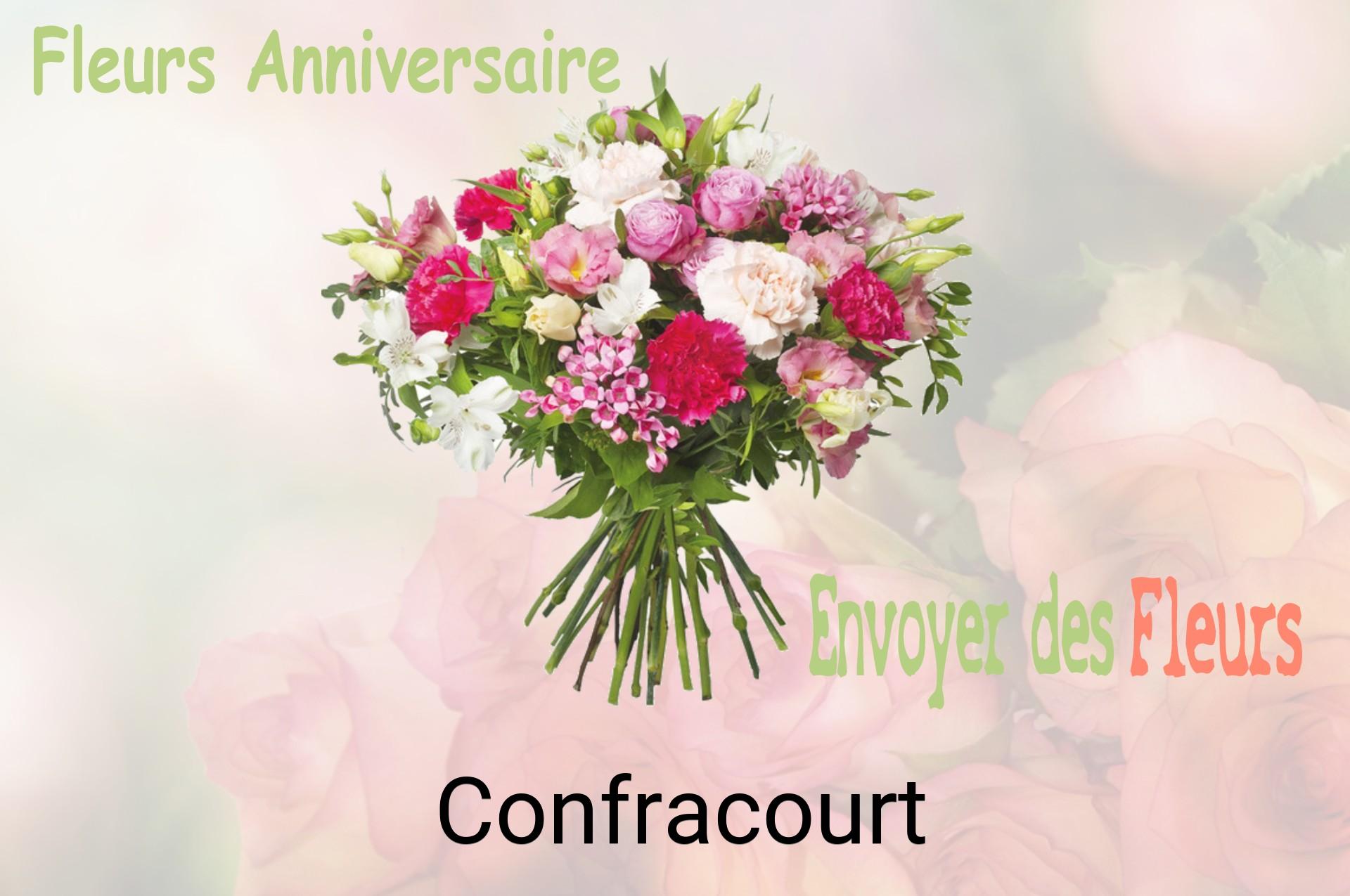 Bouquet de fleurs d’anniversaire livré à Confracourt