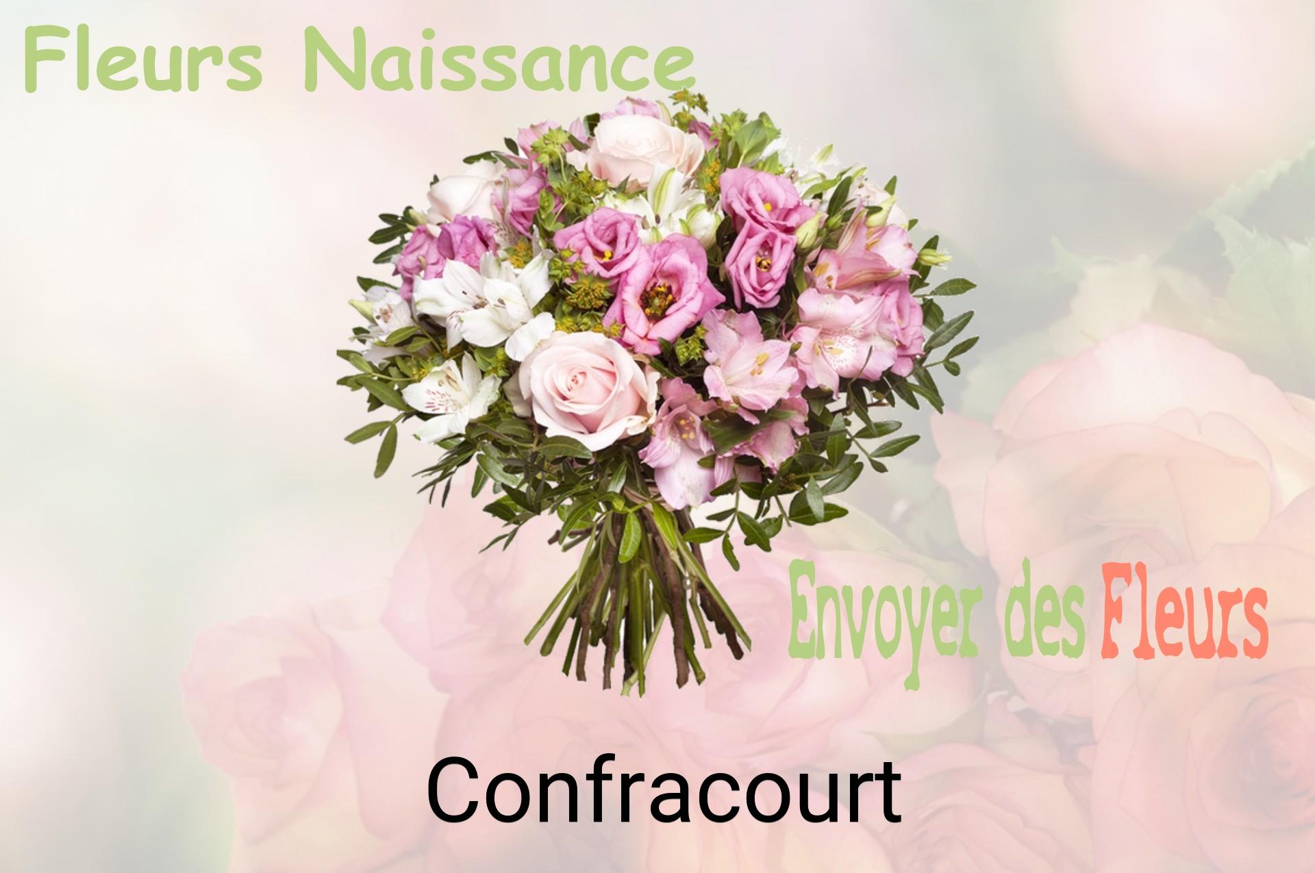 Bouquet de fleurs de naissance livré à Confracourt